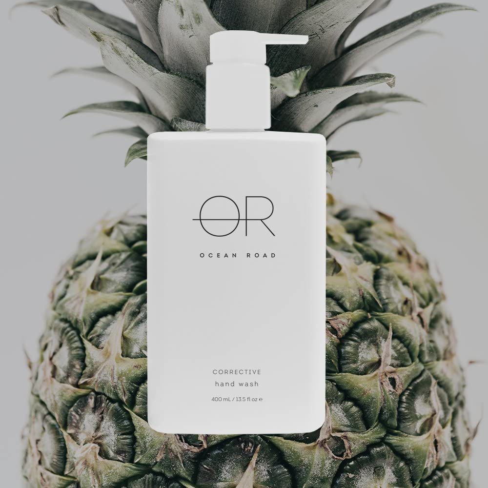 OCEAN ROAD White Hand Wash 13.5 fl oz - Gentle and Hydrating Liquid Hand Soap with Australian Botanicals – Nourishing, Vegan & Australian Made Formula for Soft, Clean Hands