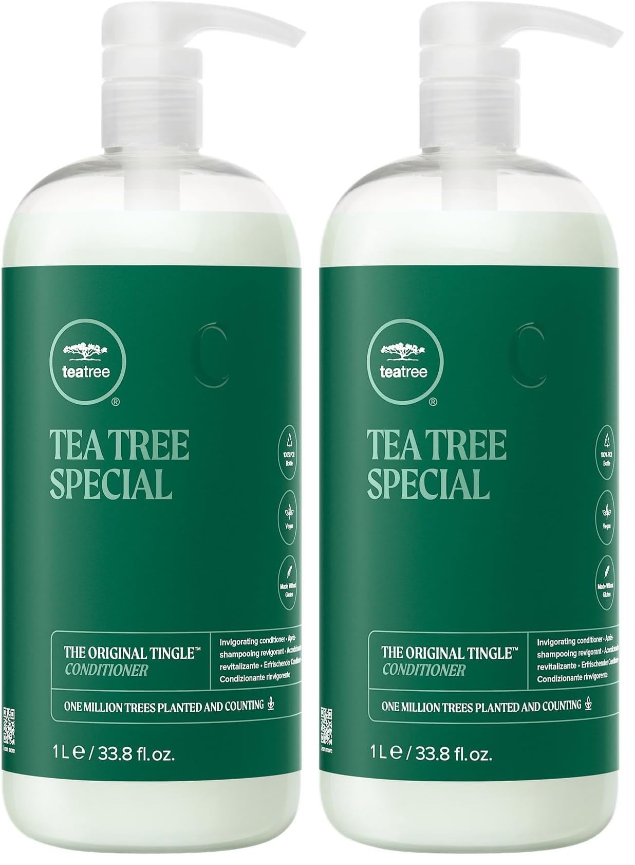 Tea Tree Special Conditioner,Detangles,Smooths + Softens,For All Hair Types,33.8 fl. oz.,(Pack of 2)