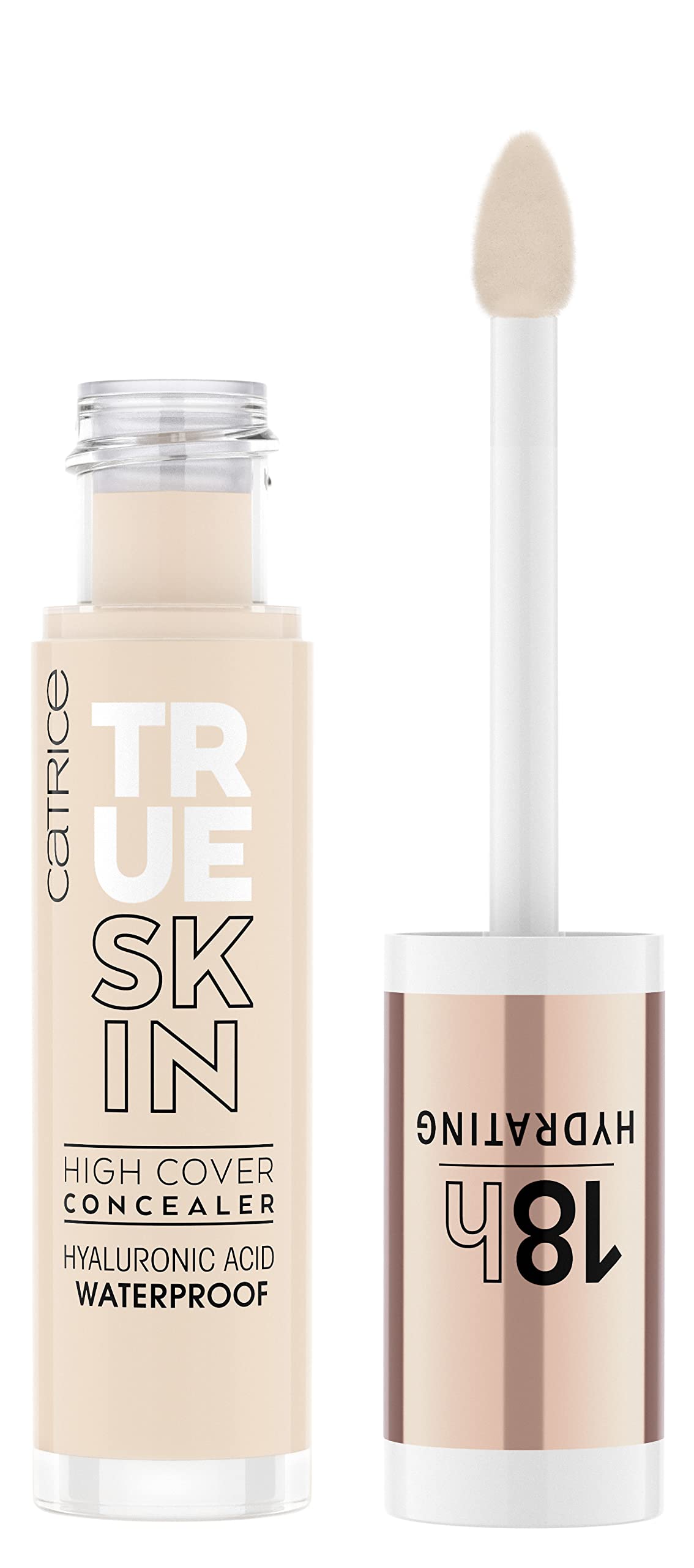 Catrice | True Skin High Cover Concealer | Waterproof & Lightweight for Soft Matte Look | Contains Hyaluronic Acid & Lasts Up to 18 Hours | Vegan, Cruelty Free, Gluten Free