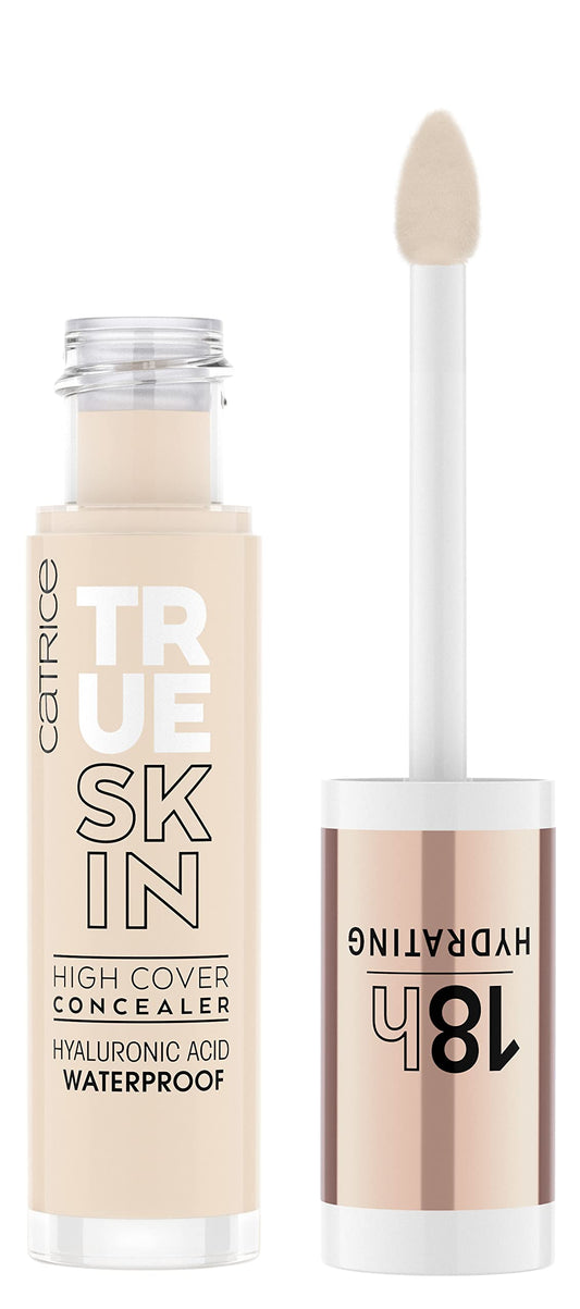 Catrice | True Skin High Cover Concealer | Waterproof & Lightweight for Soft Matte Look | Contains Hyaluronic Acid & Lasts Up to 18 Hours | Vegan, Cruelty Free, Gluten Free