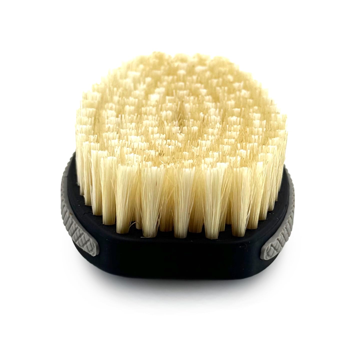 NEW OLIVE MEDIUM Crown Quality Products Curved 360 Wave Caesar 2.0 Mixed Boar Bristle Hairbrush - Non-Slip Grip, Waterproof, Debossed Logo, Indestructible Body - The Ultimate 360 Wave Brush