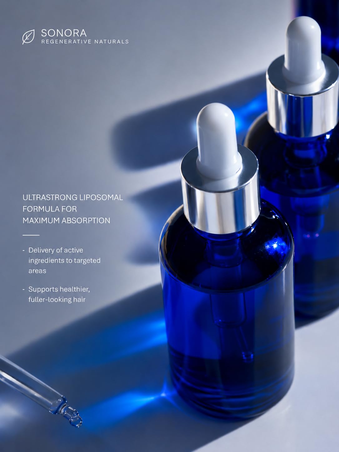 Copper Peptides for Hair Growth - Ultrastrong 10% Copper Peptide Serum for Hair Liposomal 7x Absorption - MADE IN USA