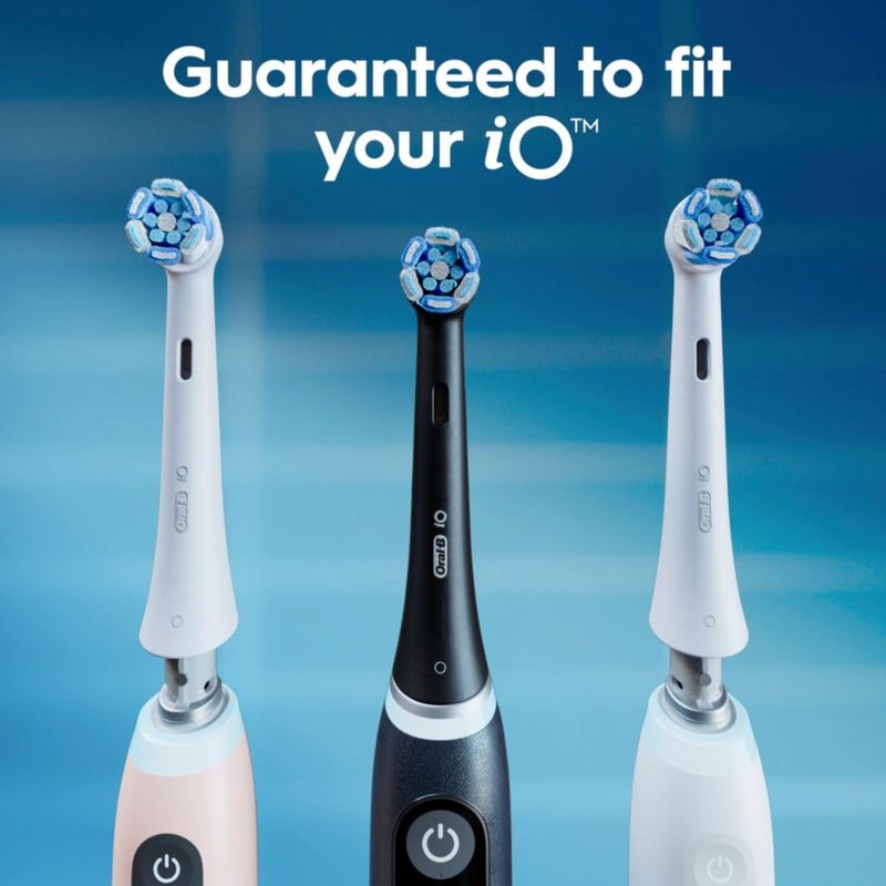Oral-B iO Replacement Brush Heads - 5 Count Set with 4 Ultimate Clean & 1 Gum Sensitive Black