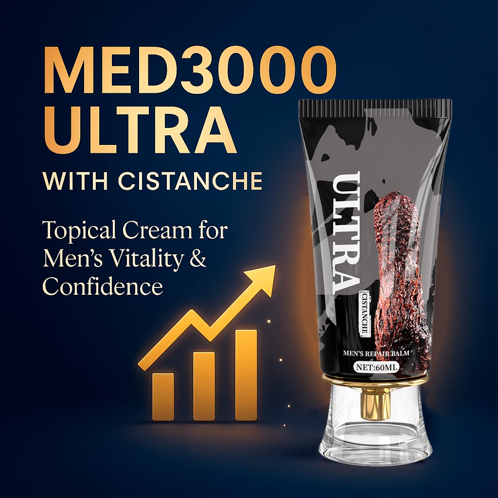 Men's Gel MED3000 Ultra - Fast Acting Topical Cream for Men