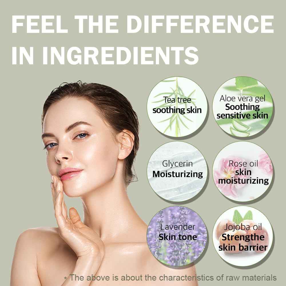 [USDA Certified] TheAromaShop Organic Acne Tea Tree Mist Korea Atonanda Facial & Bag & Body & Face Spray -Acne Skin Care Natural Ingredients - 3.38 fl. oz