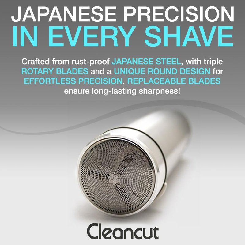 Cleancut ES412 Replacement Kit - Precision Shaving Blade & Foil Head - Easy Installation, Made in Japan