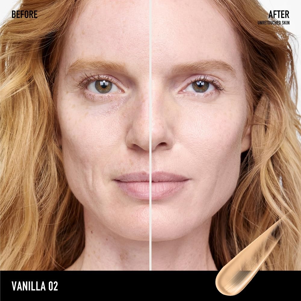 bareMinerals Complexion Rescue Tinted Moisturizer SPF 30 - Tinted Mineral Sunscreen for Face with Hyaluronic Acid + Squalane - 24HR Hydrating, Dewy Hydrating Skin Tint - Vanilla 02 (1.18 oz)