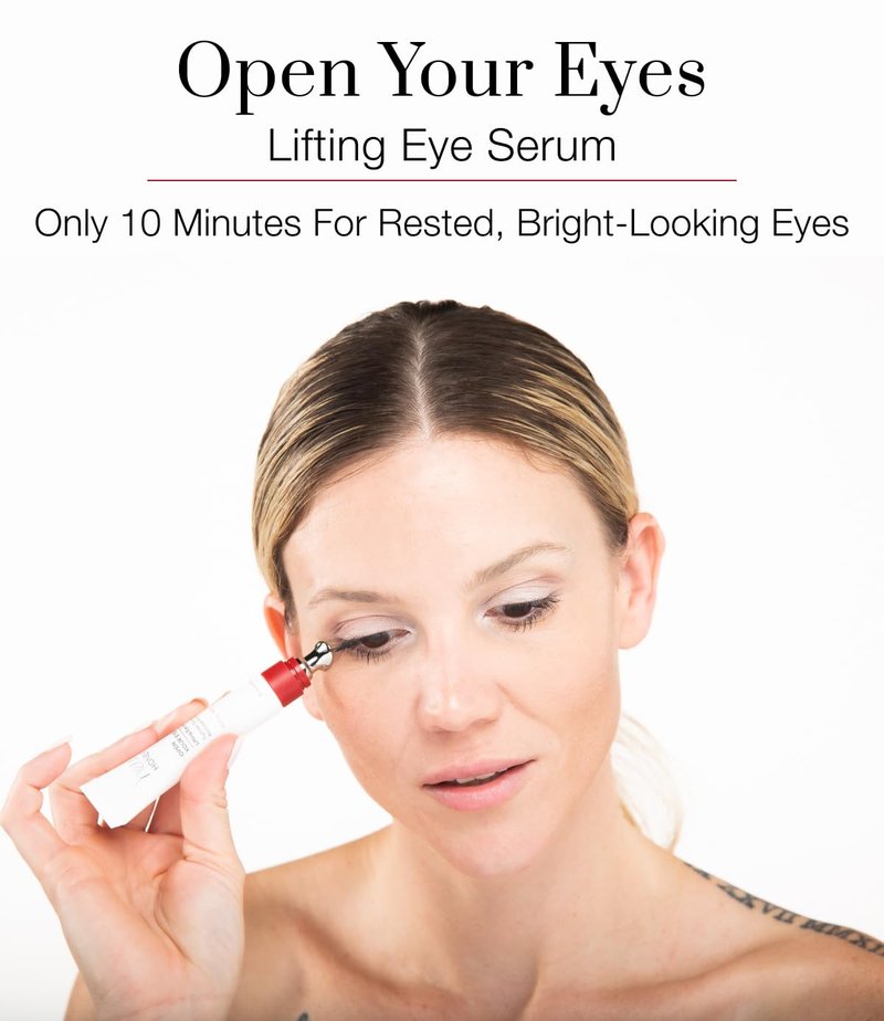 Lifting Eye Serum - Hydrating Under Eye Cream for Dark Circles & Puffiness | Suitable for Sensitive Aging Skin | 0.5 oz.