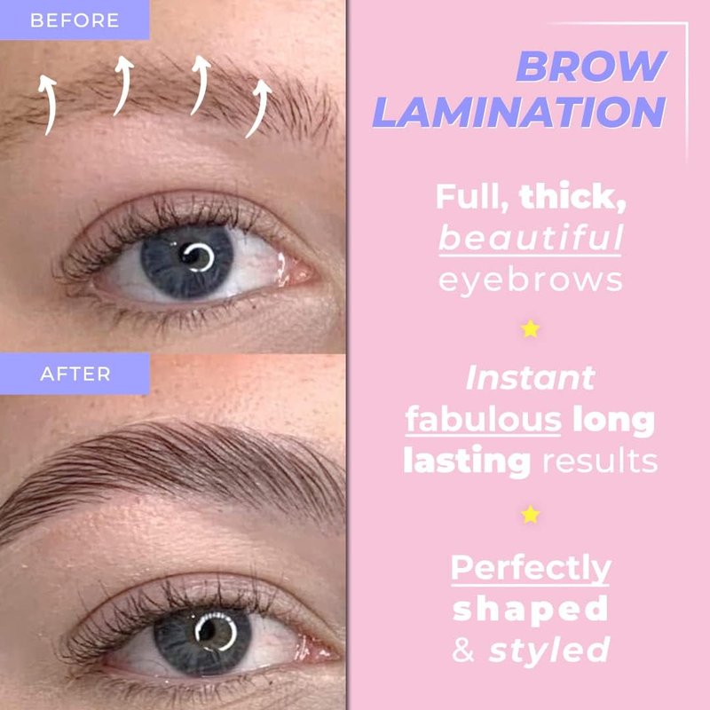 Lash Lift & Brow Lamination Kit Bundle - Salon Grade Perming Supplies | Professional DIY Eyebrow Lamination with Keratin Conditioning