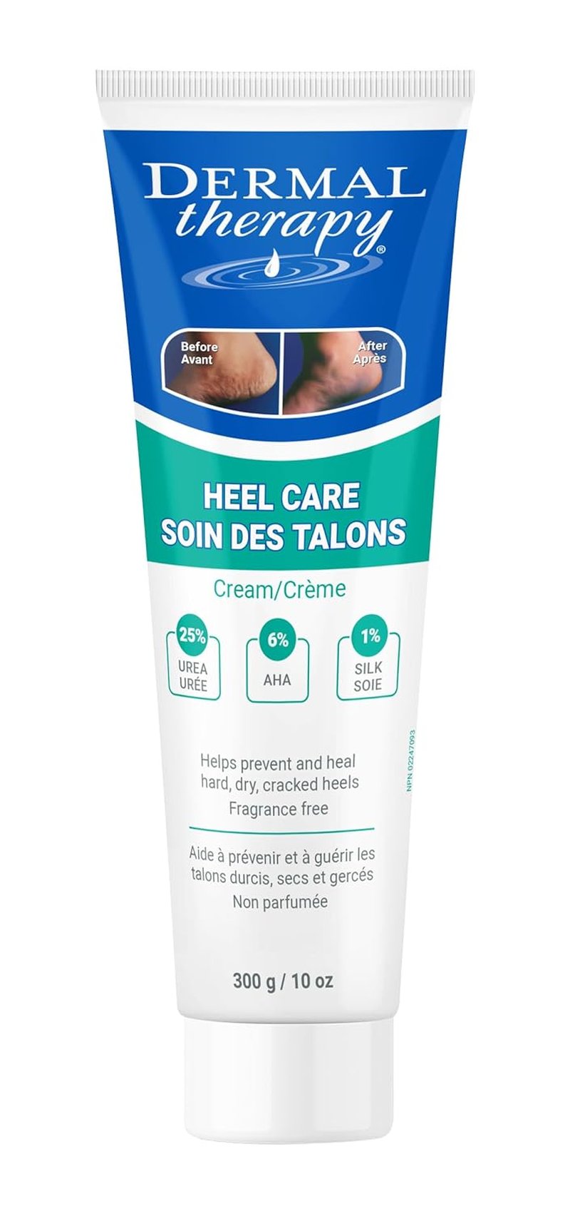 Heel Care Cream - Intense Foot Moisturizer with Urea & AHA | Non-Greasy Formula, 300g