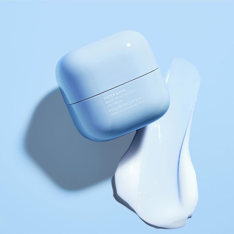 LANEIGE Water Bank Blue Hyaluronic Eye Cream: Hydrating Eye Treatment with Niacinamide & Caffeine to Brighten, Nourish, & Reduce Puffiness