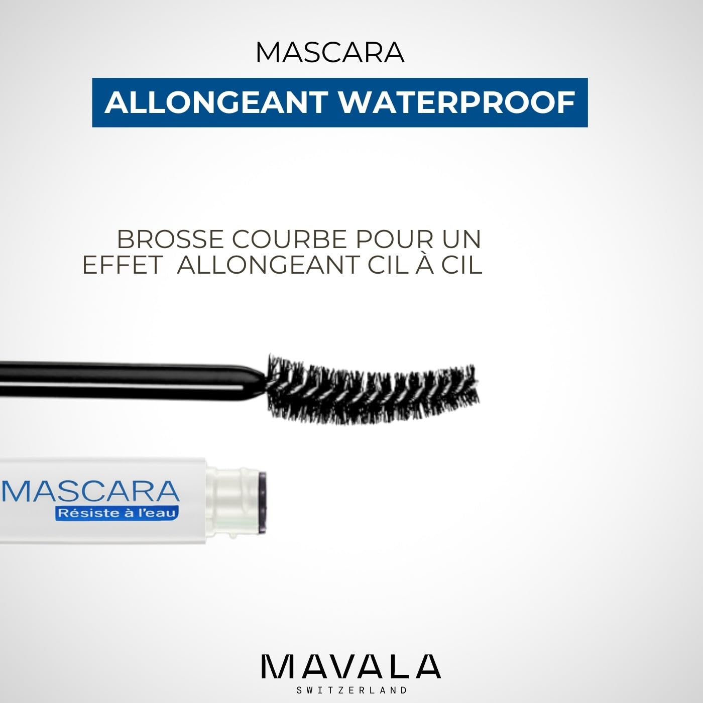Mavala Mascara Waterproof, Night Blue, 0.32 Ounce
