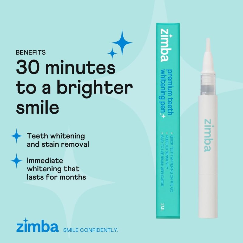 NEW Zimba Whitening On-the-go Kit | Cordless LED Accelerator Light and Whitening Pen