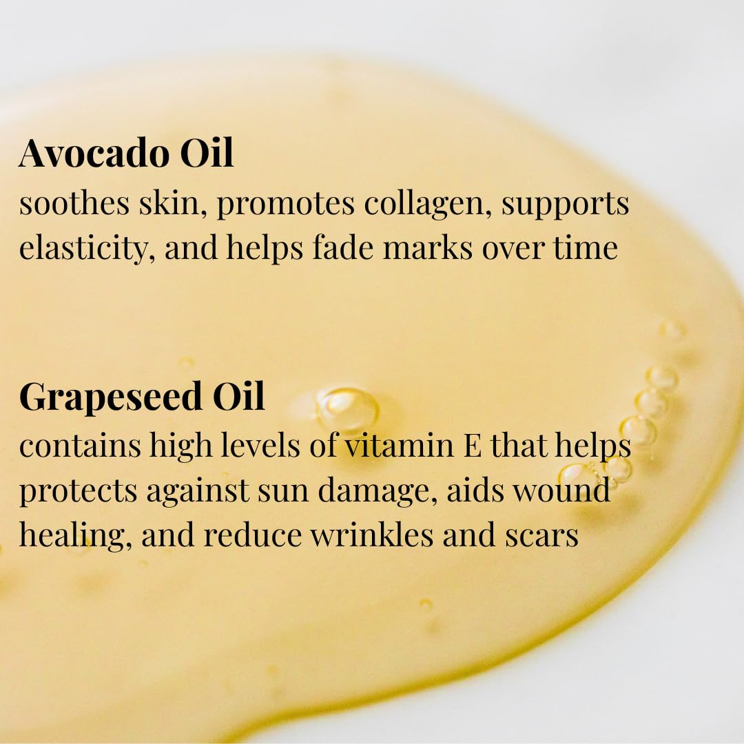 Summer Citrus Scent Body Oil - Natural Bug Repellent, Non-Greasy Moisturizer - 8 oz Vegan & Cruelty-Free for Dry Skin