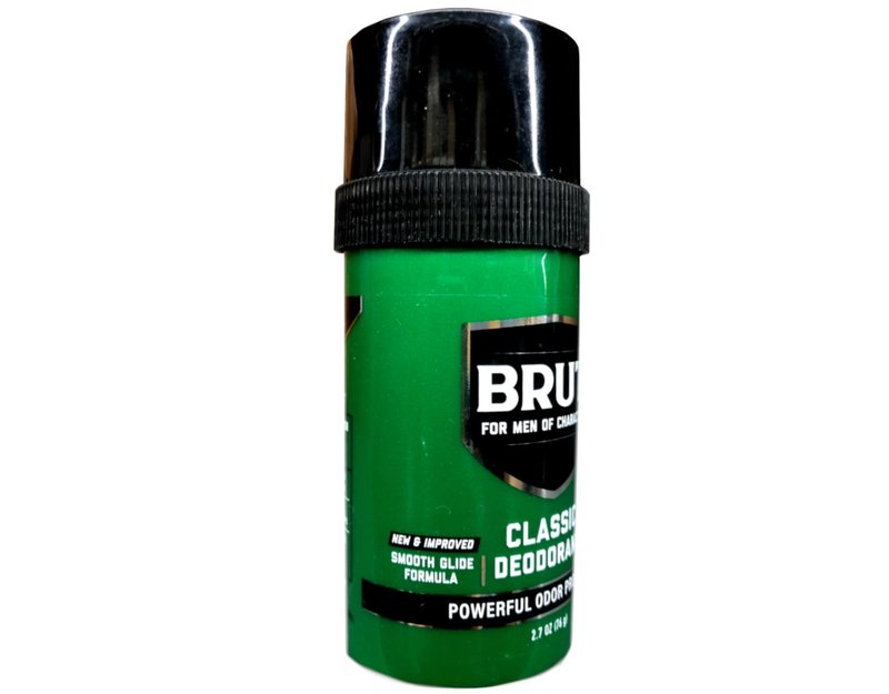 BRUT Classic Round Stick Deodorant 2.7 Ounces (Pack of 4)