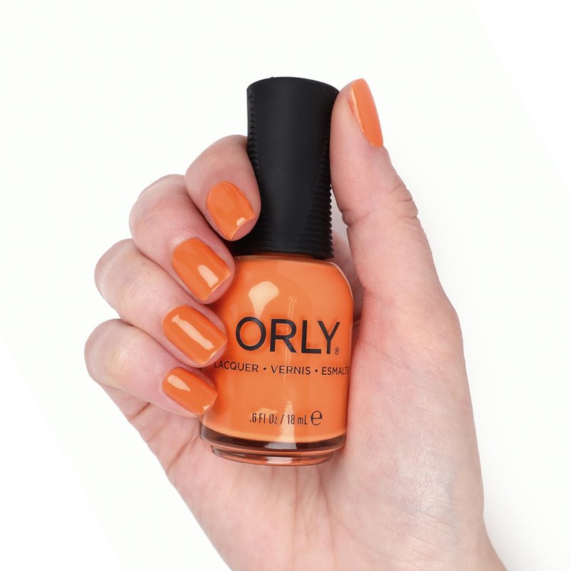 Orly Nail Polish Cowabunga ! | Limited Edited 1980s Collection |Neon Orange Creme | Long-Wearing, Quick Drying & Chip Resistant Formula | Salon-Like Finish | Vegan, Cruelty Free (18ML)