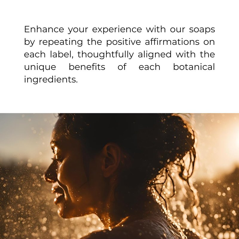 Handmade Soap Bars - Set of 3 with Lavender, Peppermint & Rosemary | 3.5 oz Each