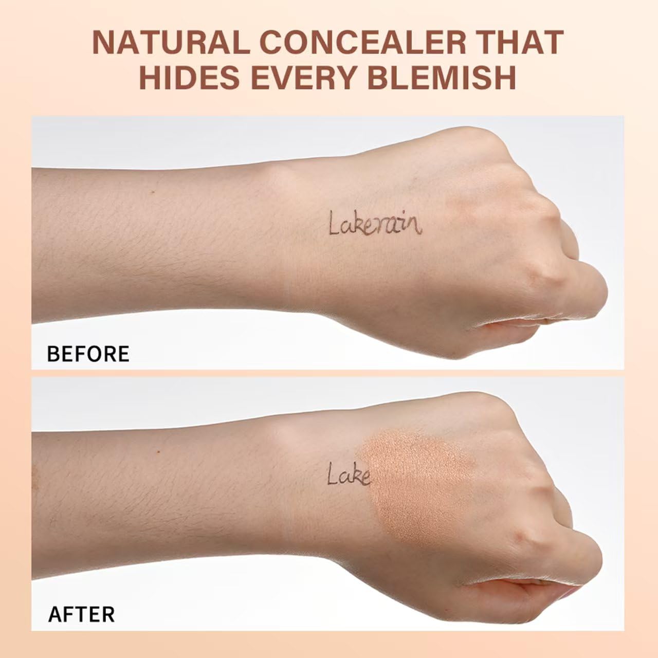Under Eye Brightener,under Eye Cream Pot Concealer Full Coverage， specifically for dark circles under the eyesWith Hyaluronic Acid & Shea Butter(Warm Nude)