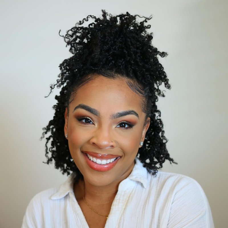 Yanky Twist Crochet Hair - Fluffy Mini Twist Braids | 8 Inch, Jet Black, 8 Packs (30 Strands)