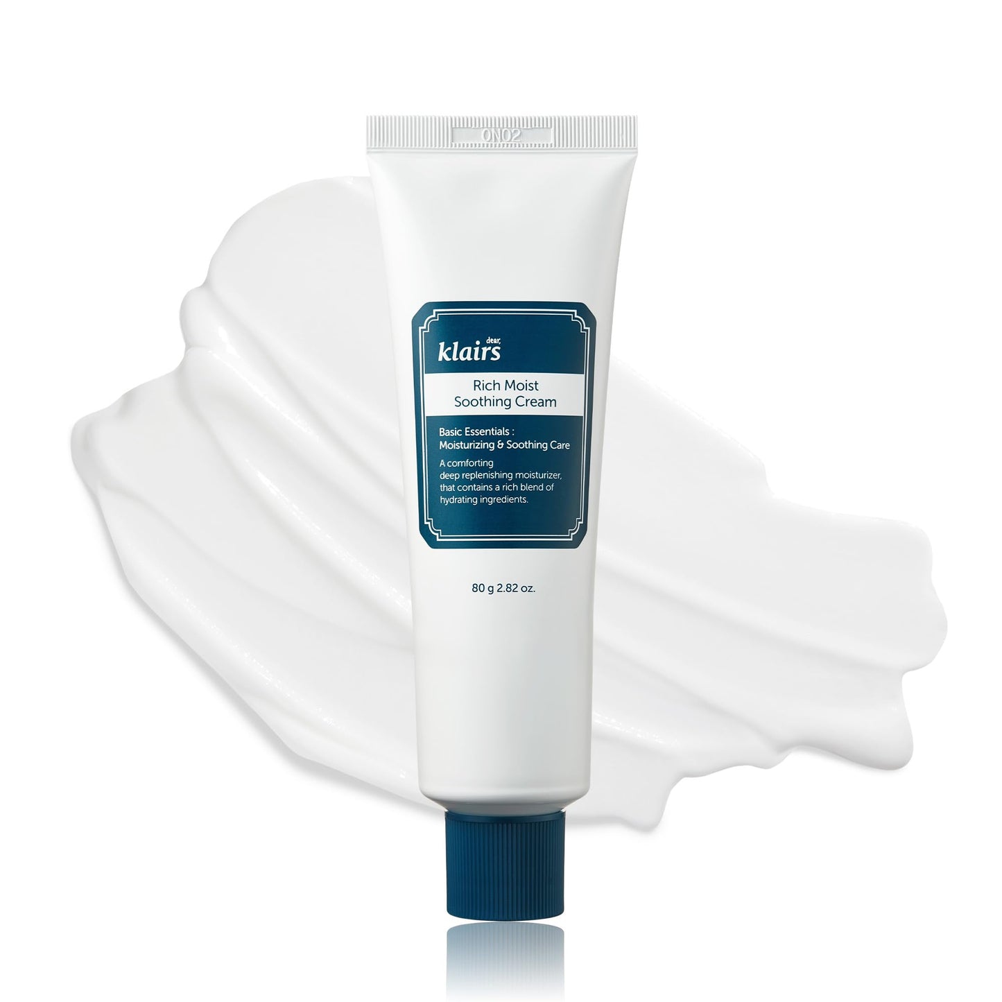 DearKlairs Rich Moist Soothing Cream | Moisturizer for Dry Skin, 2.82oz