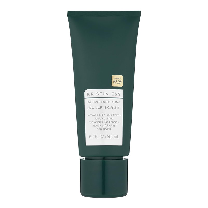 Kristin Ess Hair Instant Exfoliating Scalp Scrub for Build Up and Dandruff + Soothing, Hydrating + Rebalancing Dry Scalp Treatment, Non Drying, Cleanse + Detox, Vegan, Color Safe, 6.7 fl oz