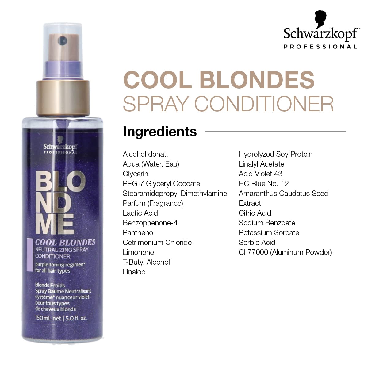 BlondMe OLD Cool Blondes Neutralizing Spray Conditioner