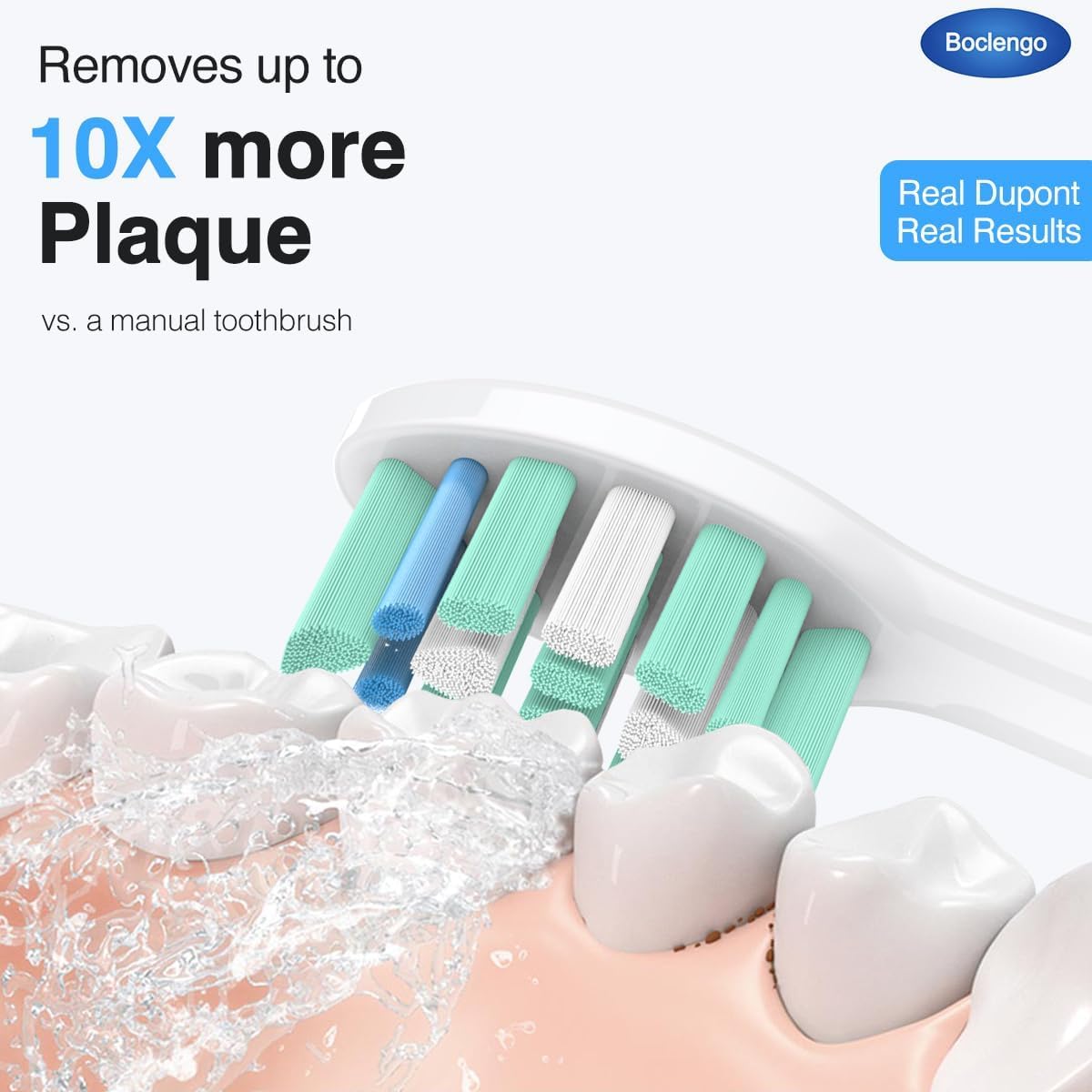 Toothbrush Replacement Heads for Philips Sonicare,Replacement Brush Head Compatible with Phillips Sonicare Electric Toothbrush, 10 Pcs,White