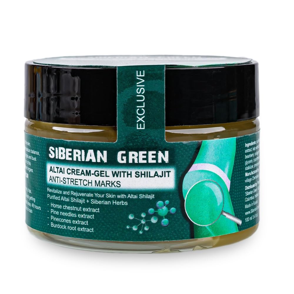 Siberian Green Altai Cream-Gel “Anti-Stretch Marks” with Shilajit and Siberian Herbs 100ml
