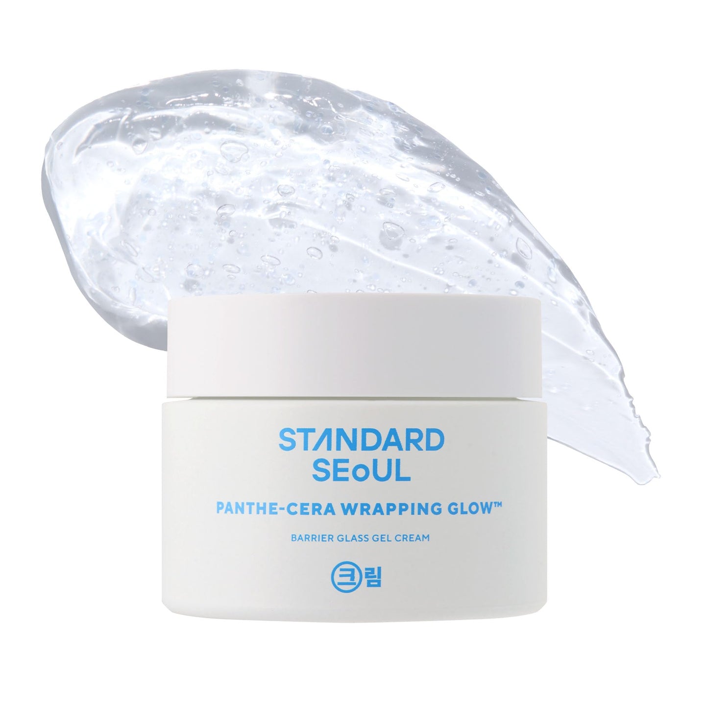 Standard Seoul Barrier Glass Gel Moisturizer – Instantly Soothes & Hydrates, Lightweight Gel Cream for Sensitive Skin, Panthenol & 5 Ceramides, Glass-Skin Finish, 50ml