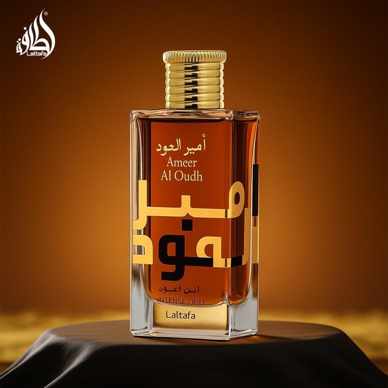 Lattafa Ameer Al Oud Intense Oud for Unisex Eau de Parfum Spray, 3.4 Ounce