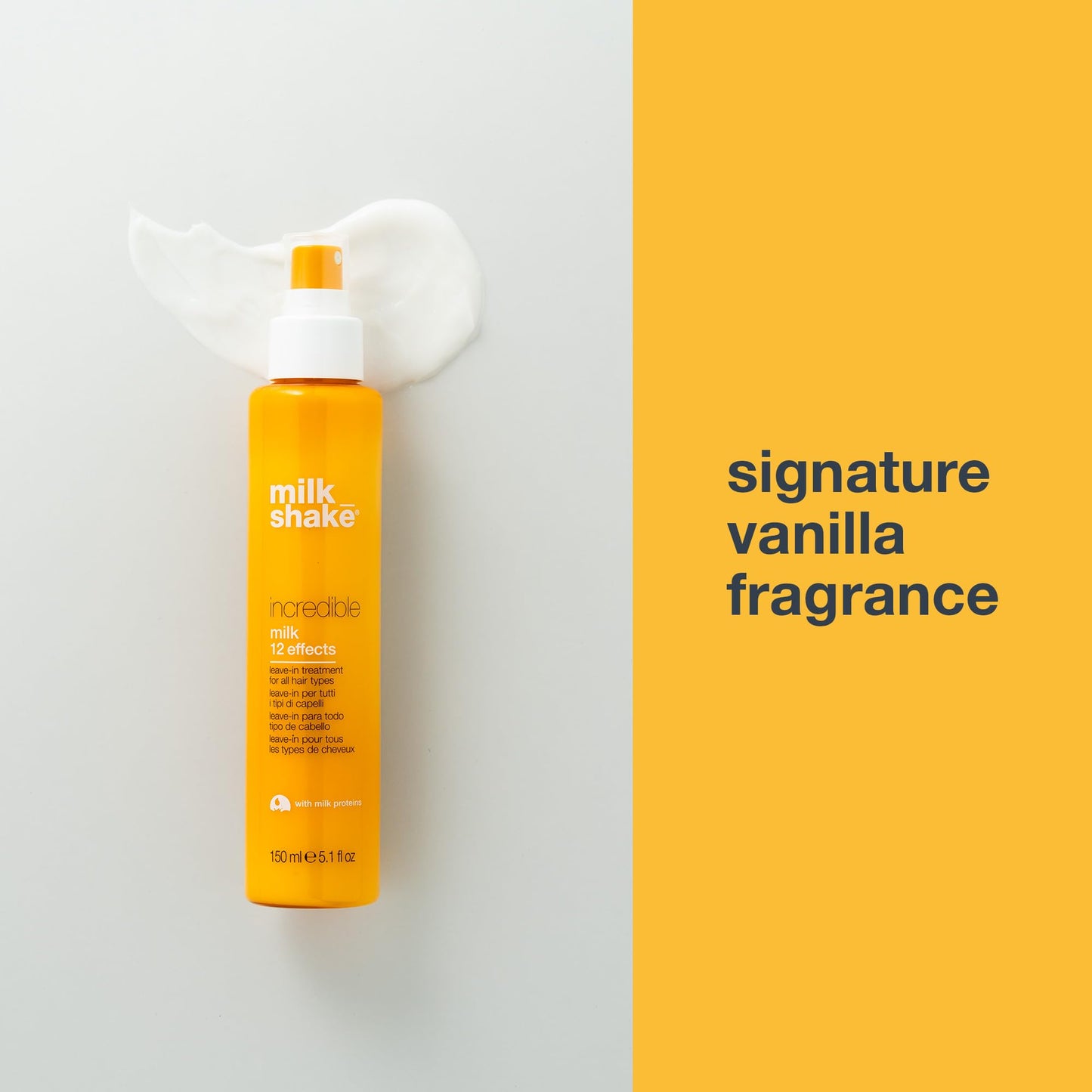 milk_shake Incredible Milk - Leave-In Hair Treatment for All Hair Types | Renews Detangles and Repairs Damaged Hairs | 5.1 fl oz (150 ml),(Pack of 2)