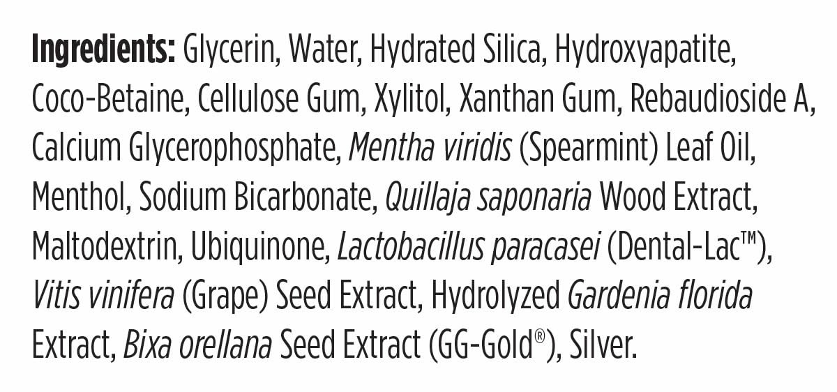 Designs for Health Periobiotic Silver Hydroxyapatite Toothpaste - Fluoride Free Toothpaste with Oral Probiotics with Whitening Hydroxyapatite - Supports Gum Health & Remineralization (4oz Mint)