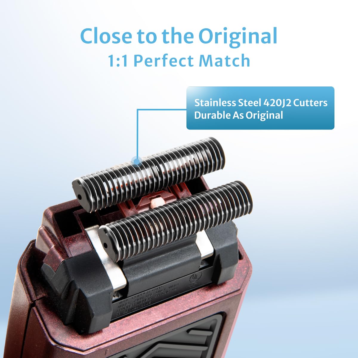 Foil Shaver Replacement Blades Compatible with Wahl 5Star Shaper (#8061-100) and Finale (#8164), 2 Sets