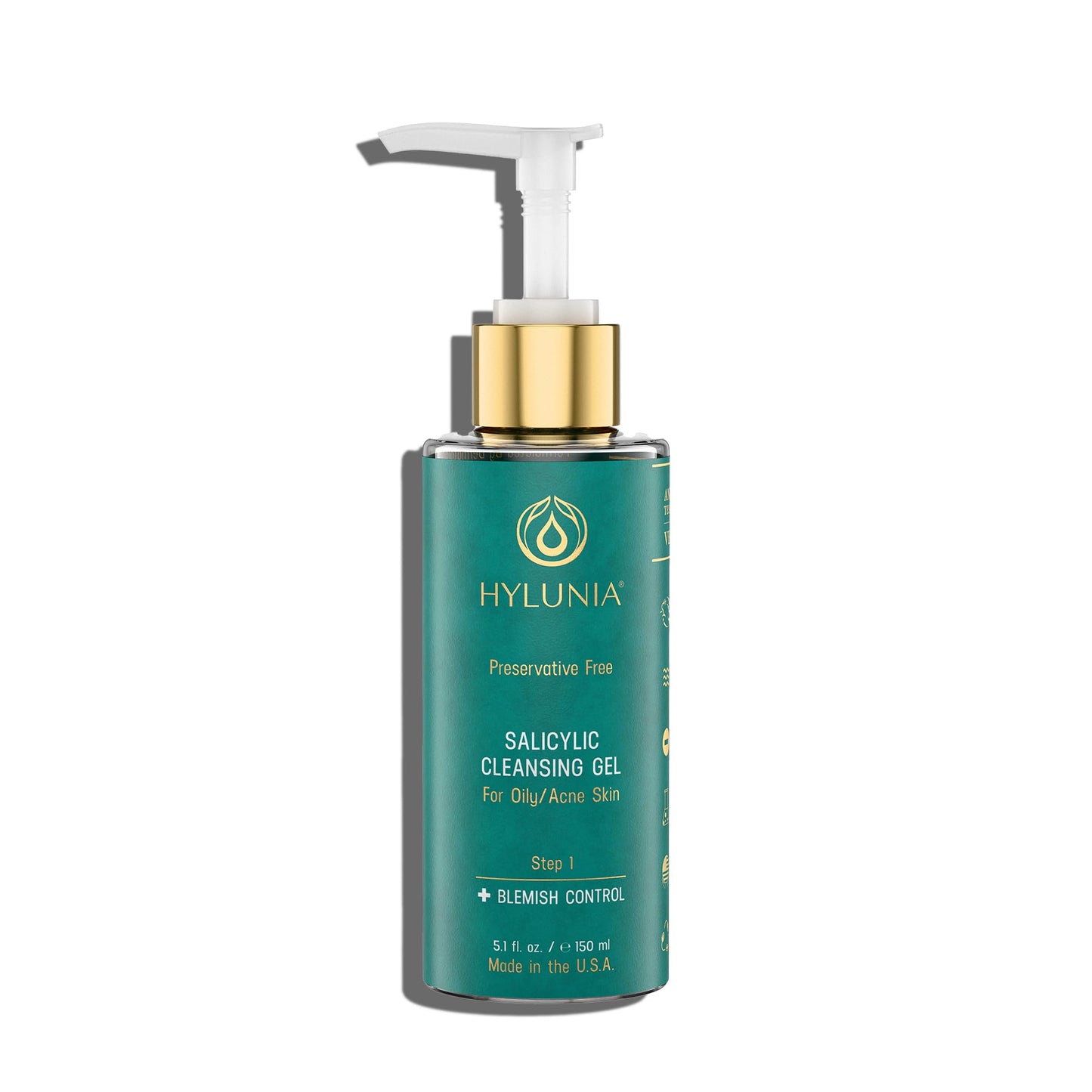 Hylunia Salicylic Facial Cleansing Gel, 5.1 fl. oz.