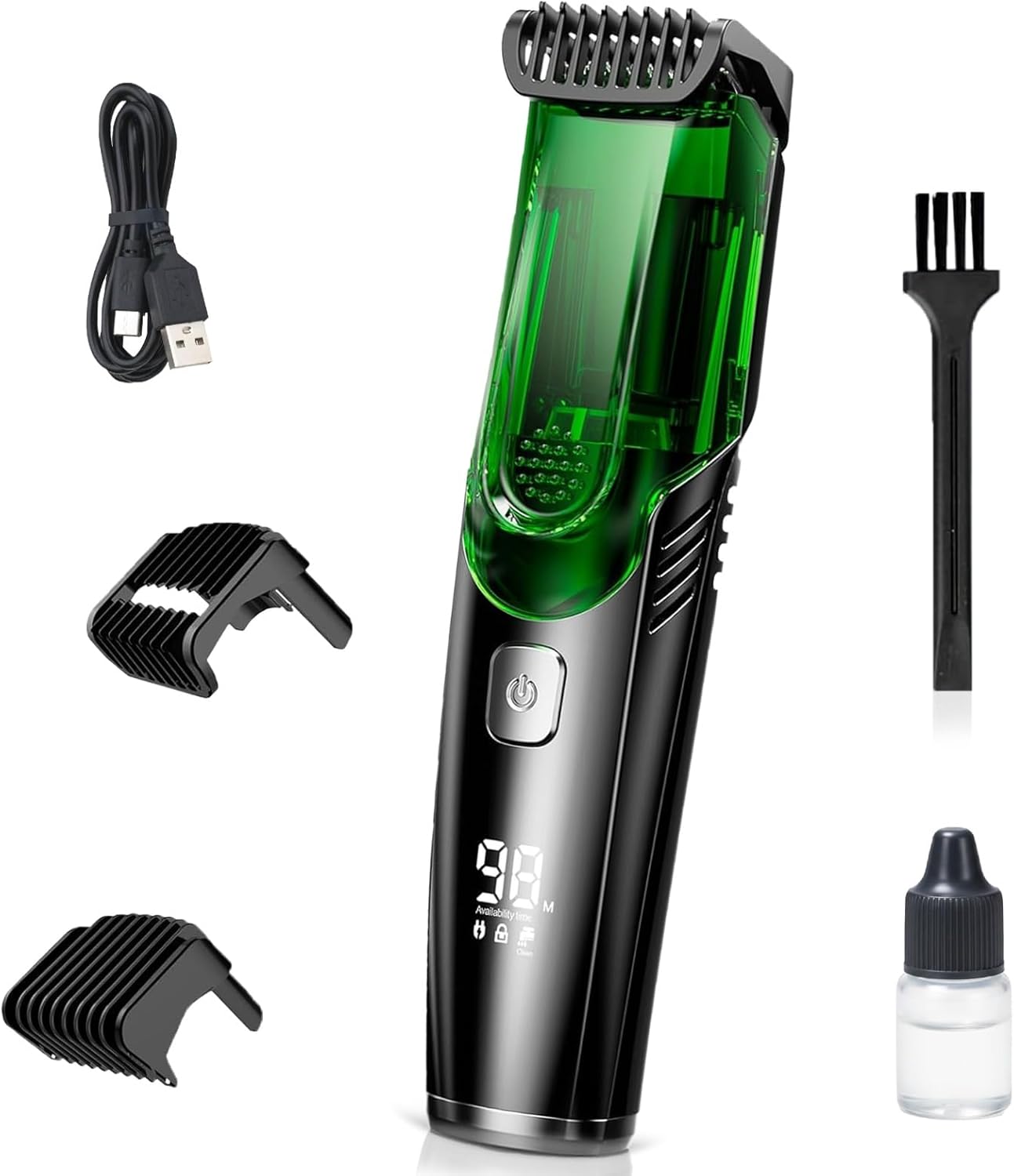 Beard Trimmer for Men - Adjustable Length Comb (1-20mm) | IPX6 Waterproof Electric Trimmer for Beard & Mustache