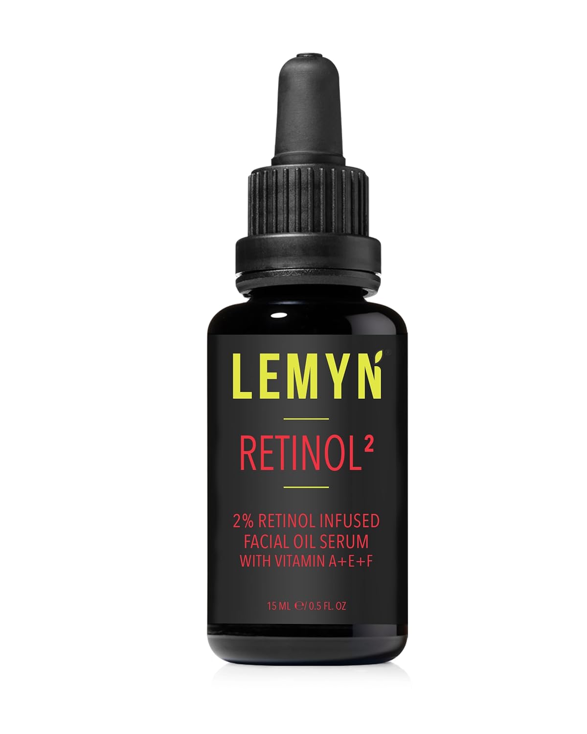 Lemyn Organics Retinol2 Facial Oil Serum - 2% Advanced Retinol, Hydrating Anti-Aging Formula | 15ml