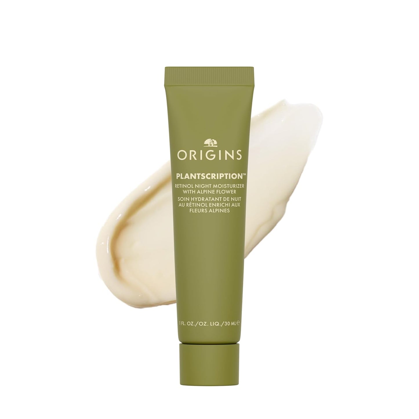 Origins Plantscription Retinol Night Moisturizer - Diminish Lines, Pores & Uneven Skin Tone | Peptide-Infused, 1 Fl Oz