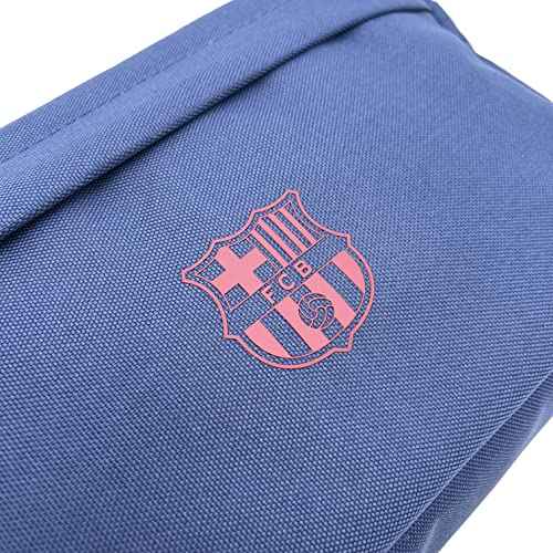 Icon Sports Fan Shop FC Barcelona World Soccer Club Team Logo Officially Licensed Toiletry Travel Bag (Navy, ONE SIZE)