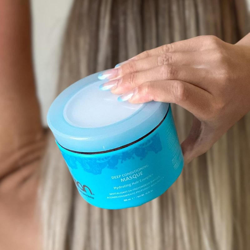 Pure Brazilian Deep Conditioning Masque with Brazilian Keratin, Acai & Arginine, Deep Conditioner Hair Treatment, 8 Fl Oz
