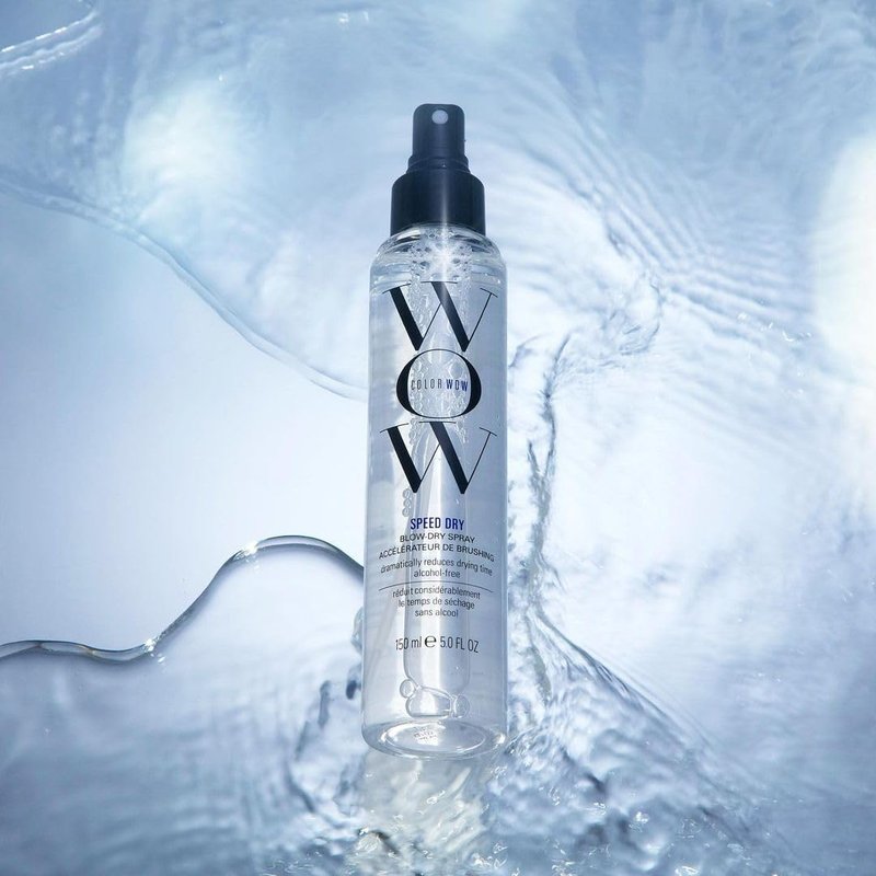 COLOR WOW Speed Dry Blow Dry Spray - Reduce Drying Time by 30% | Heat Protectant & Breakage Prevention