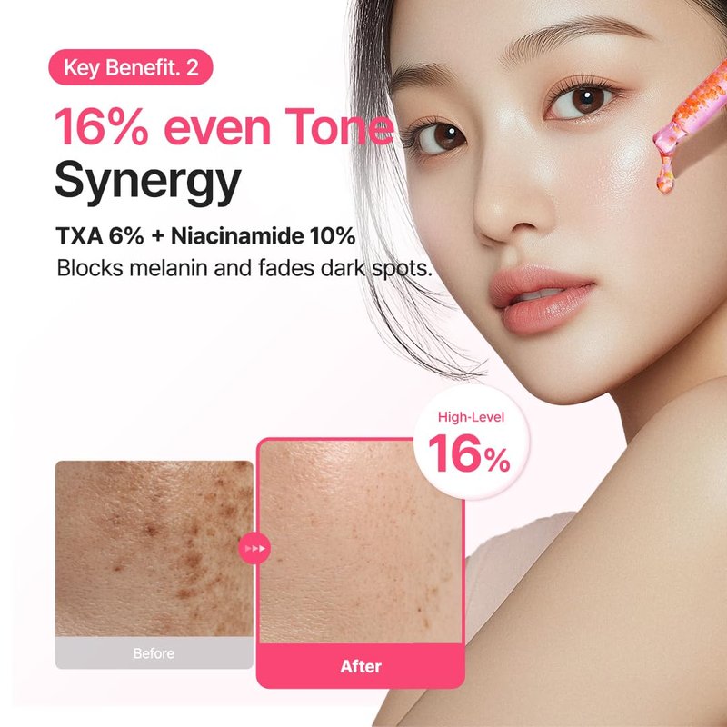 PURITO TXA 6% + Niacinamide 10% Facial Serum | for Dark Spots, Hyperpigmentation, Uneven Skin Tone | High-Concentration Tranexamic Acid | Korean Skincare, 30mL 1.01 fl.oz