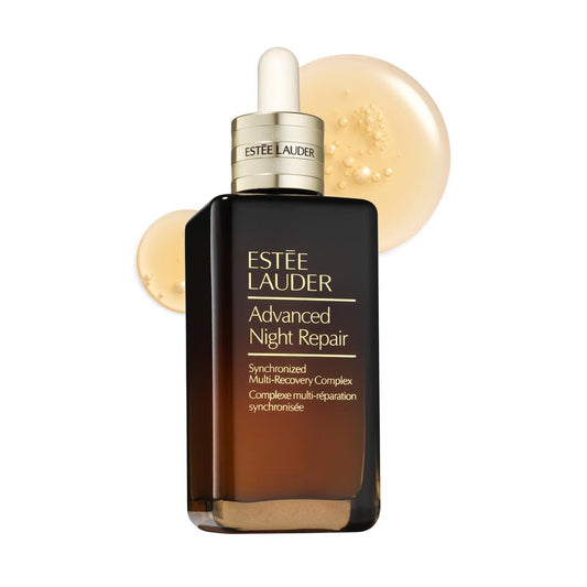 Estée Lauder Advanced Night Repair Face Serum Synchronized Multi-Recovery Complex with Hyaluronic Acid & Peptides | Anti Aging & Hydrating Serum, 3.9 Fl Oz