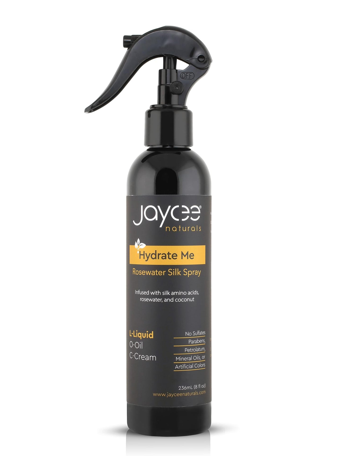 Jaycee Naturals 3-Step Loc Maintenance Kit - Clarify Weekly, Hydrate Daily & Seal Moisture | Shampoo, Rosewater Spray & Lightweight Oil for Locs & Textured Hair - Supports Healthy, Breakage-Free Locs