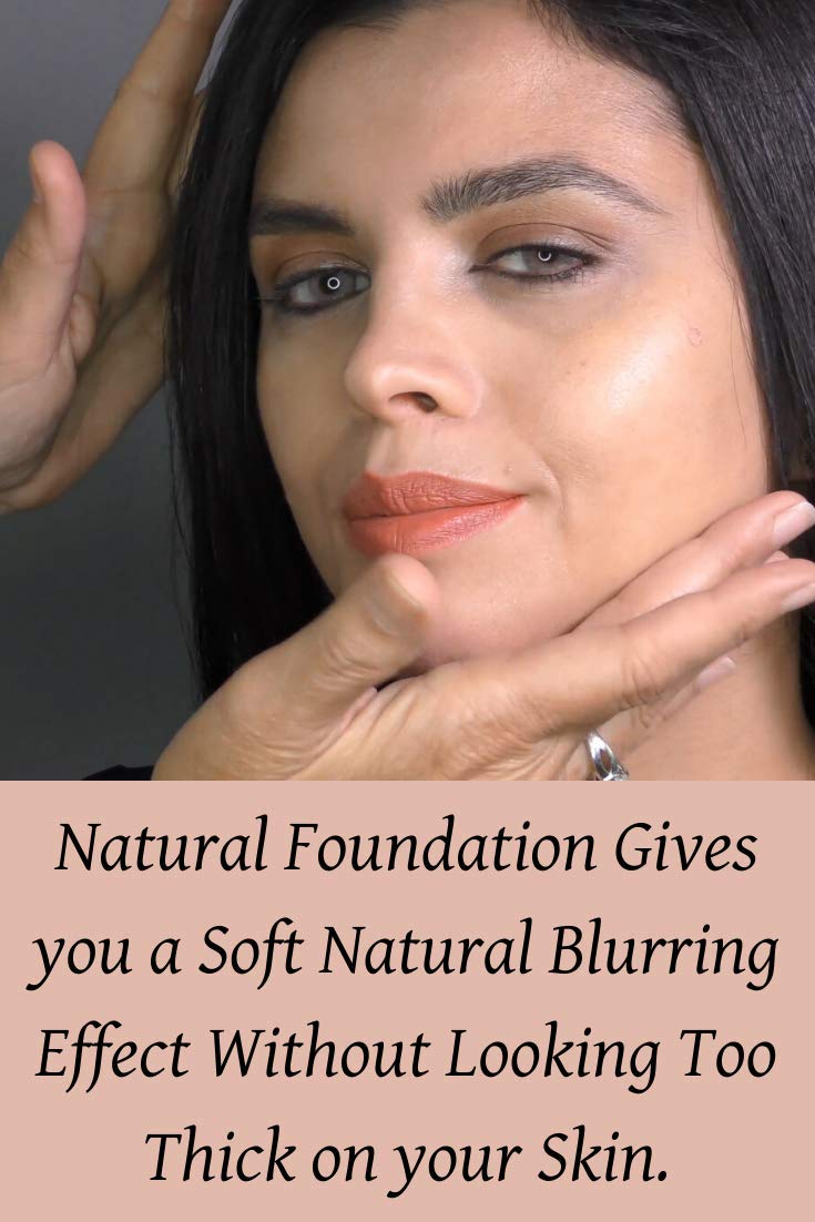 Pressed Mineral Foundation Makeup - Tawny Shade with Vitamin & Green Tea Extracts | Natural Finish