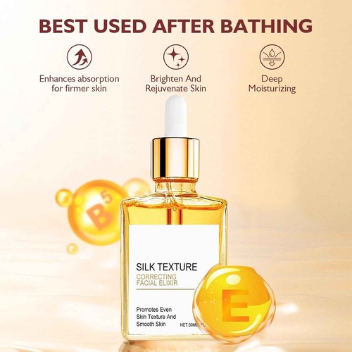 LYROYREG 2PC Gouda Silk Body Oil, Body Perfume Oil for Women, Bath & Shower Essential Oil for Smooth and Hydrated Skin, Refreshing Non-greasy, Infused with Shea Butter, Coconut Oil, Vitamin E