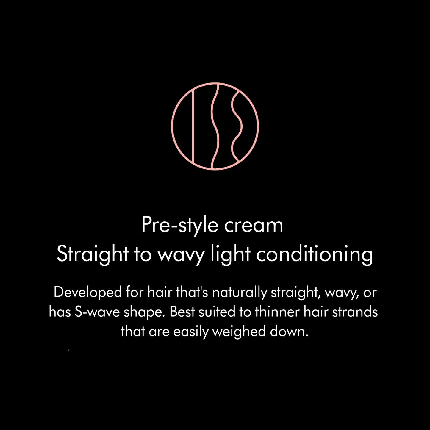 Dyson Chitosan™ Pre-style cream travel mini, Straight to wavy, Light conditioning, 30mL