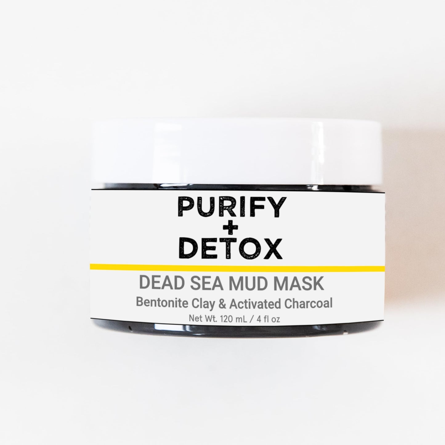 Doppeltree Activated Charcoal Mud Mask with Bentonite Clay for Men and Women - Toning Treatment to Manage Blackheads and Minimize Pores for Clearer Skin - Ideal for Acne-Prone, Oily & Combination Skin