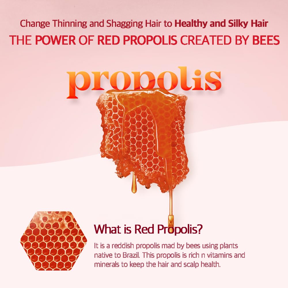 Kerasys Royal Propolis Red 33.8 fl oz / 1L (Shampoo, 2-Pack)