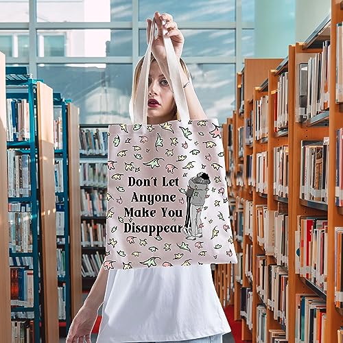 FOTAP LGBTQ Gift Hi Leaves Tote Bag Spotify Inspired Gift Nick and Charlie Gifts BL Boys Love Gifts (Disappear Tote)