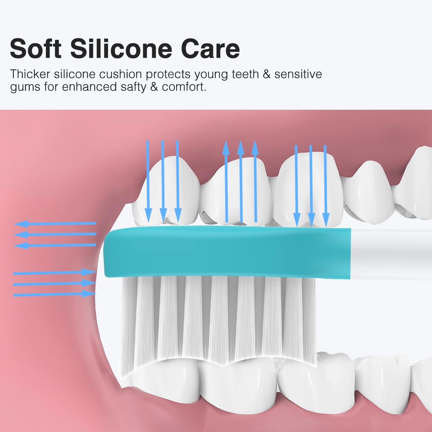 Boclengo Kids Replacement Heads for Philips Sonicare Kids Toothbrush Heads,for Phillips Sonicare HX6042/94, HX6340,HX6321,HX6320/30,Standard Child Brush Head for Philips Sonic Care,7-12,10 Pcs